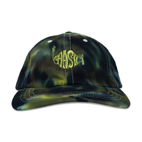 1 OF 1 "RATHER BE FISHING" TIE DYE HAT #12